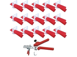 401 Peças Sistema De Nivelamento De Ladrilhos 2 Mm 300 Peças Clipes 100 Peças Cunhas 1 Peça Alicate Ferramentas De Plástico Para Ladrilhos S Slowmoose