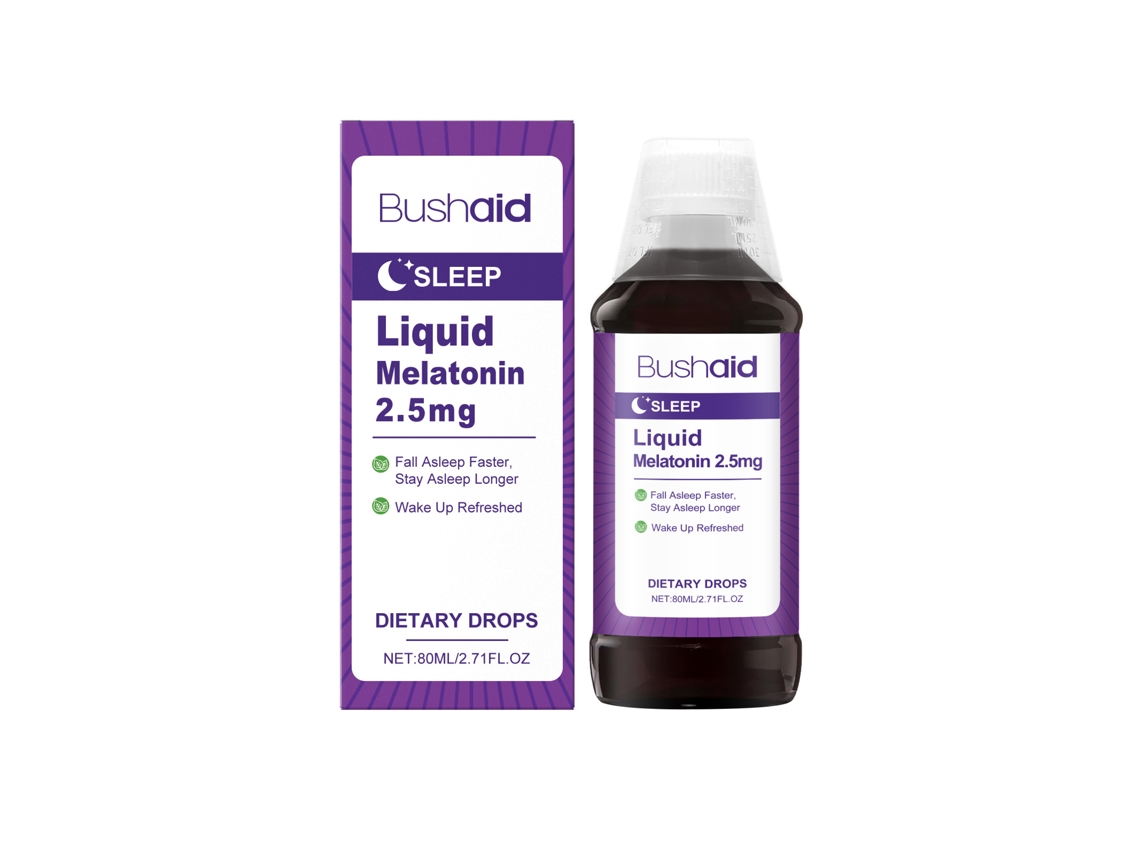 Gotas Bushaid com Melatonina para Melhorar o Sono - Tratamento Oral LAXISCREED