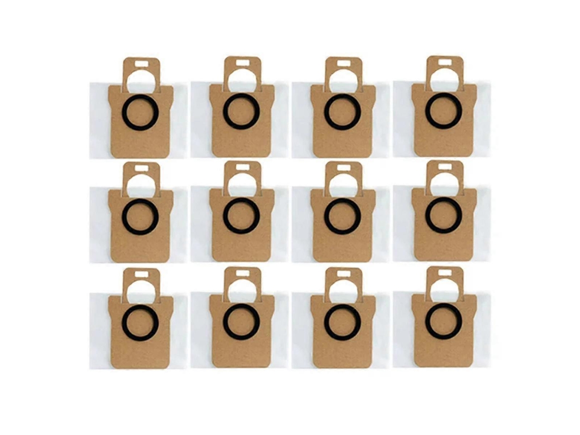 Conjunto De 12 Sacos Pó Reposição Para Aspirador Robô Bot L30 Ultra Lixo E Sujeira Tuotuo