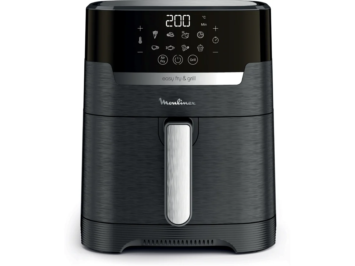 Fritadeira sem Óleo MOULINEX Air Fryer Easy Fry & Grill Precision 2 em 1 EZ505810 (Outlet Grade A - 4.2 L - Preto)