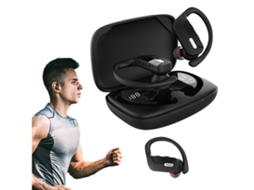 Fones De Ouvido Bluetooth Sem Fio À Prova De Suor Para Esportes E Academia