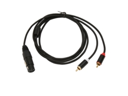 Cabo XLR para RCA e LAXISCREED