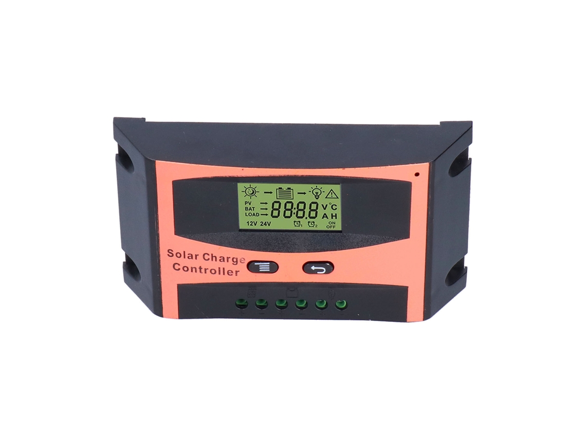Controlador de Carga Solar PWM 30a com LCD