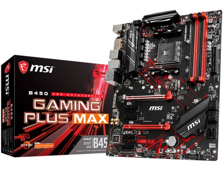 B450 GAMING PLUS MAX KT AMD AM4 4xDDR4 DVI-D/HDMI ATX