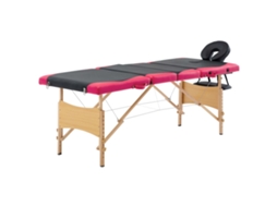 Massage Table, Massage Tables Vidaxl Preto Madeira