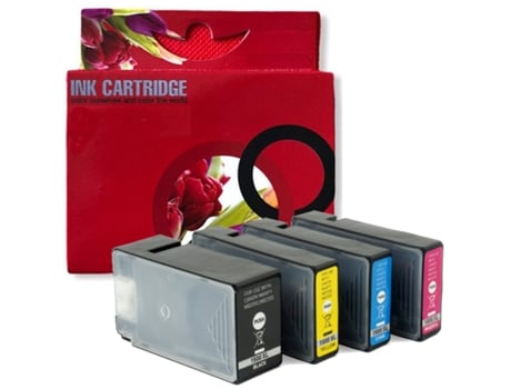 Pack 4 Tinteiros Compatíveis Canon PGI1500XL 9182B001 9193B001 9194B001 9195B001