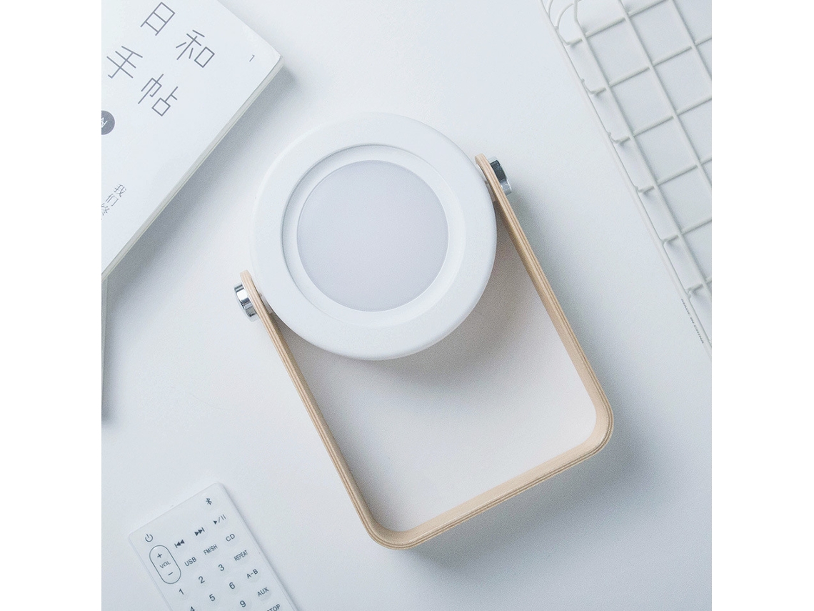 Luminária de Mesa Dobrável Retrátil com Led e Lanterna Pequena para Uso Noturno, com Conexão Usb BRILVIBERA