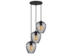 Suspensão EGLO Vintage Newton 3x60W Ø380Mm