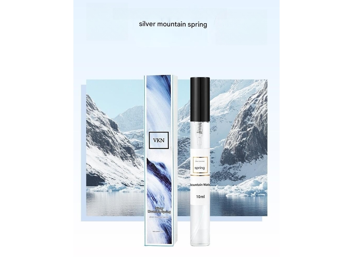5 frascos, 10 ml, fragrância floral, fragrância duradoura, fragrância floral doce, perfume, frescor diário, caixa de fragrância leve (Silver Spring/25)