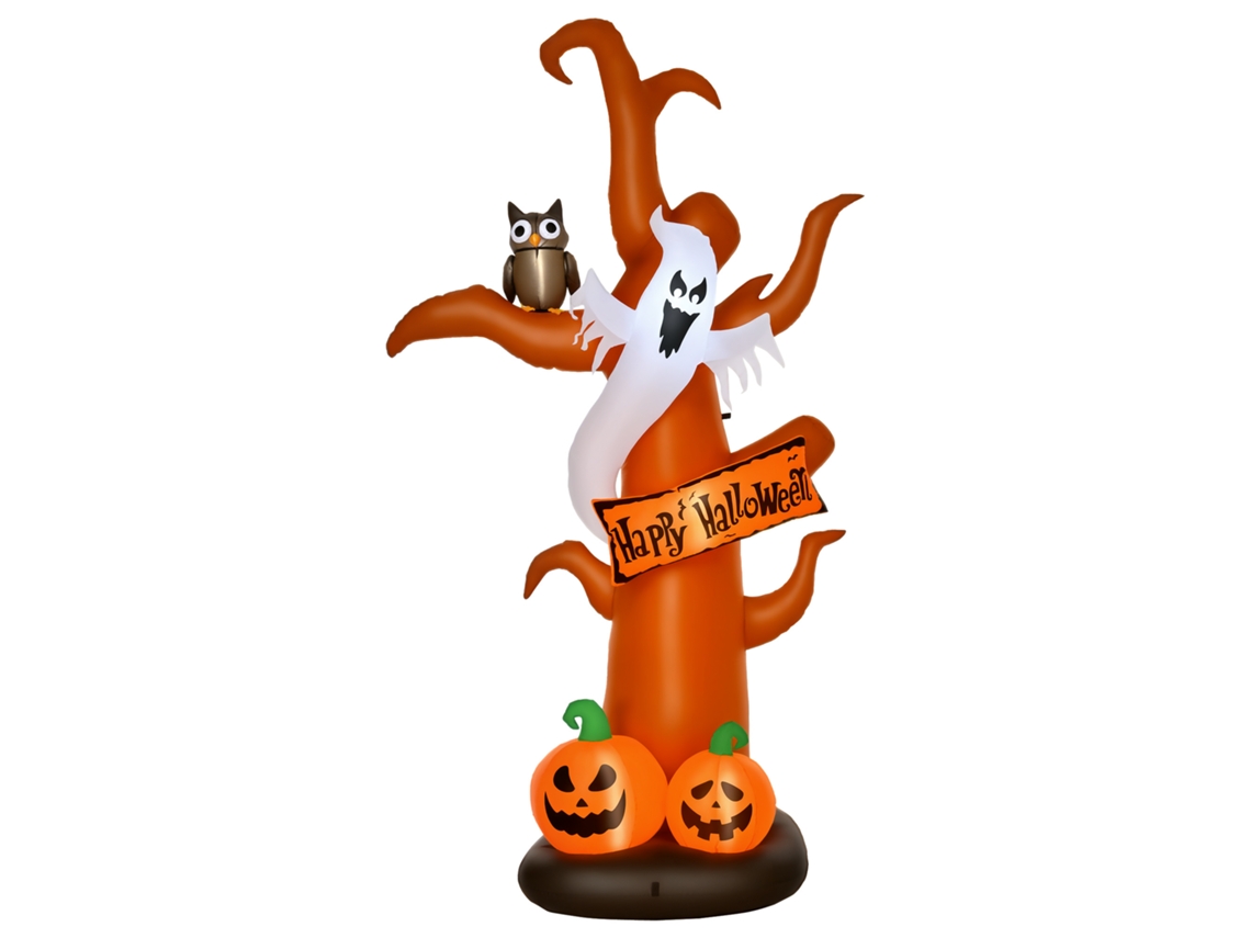 Decoração Halloween Autoinflável com Led 156x107x274cm (soprador e Fixação Incluídos)