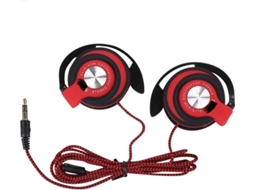 Fones De Ouvido Com Fio, Supra Auriculares, Estéreo Com Graves Potentes E Conector De 3, 5mm, Gancho De Orelha Ajustável