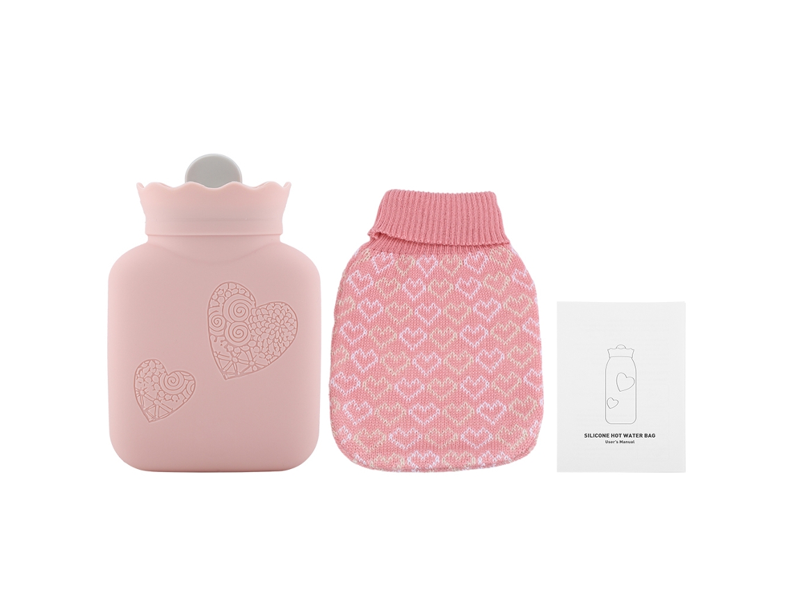 Bolsa de Água Quente de Silicone EOOCOO reenchível