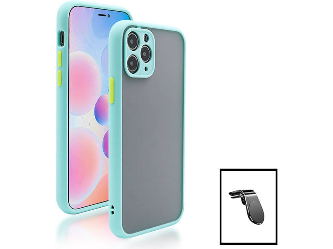 Kit Capa Anti Choque iPhone SE 2022 PHONECARE Azul Claro
