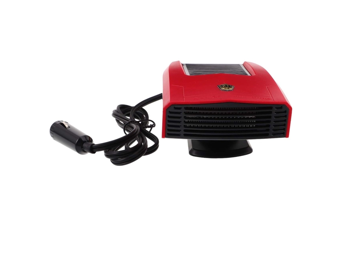 Aquecedor elétrico portátil para carro, 150 W, 12 V, desembaçador de para-brisa.