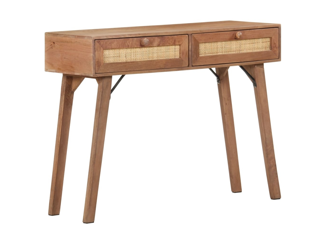 Console Table, Console Tables Vidaxl Marrom Madeira
