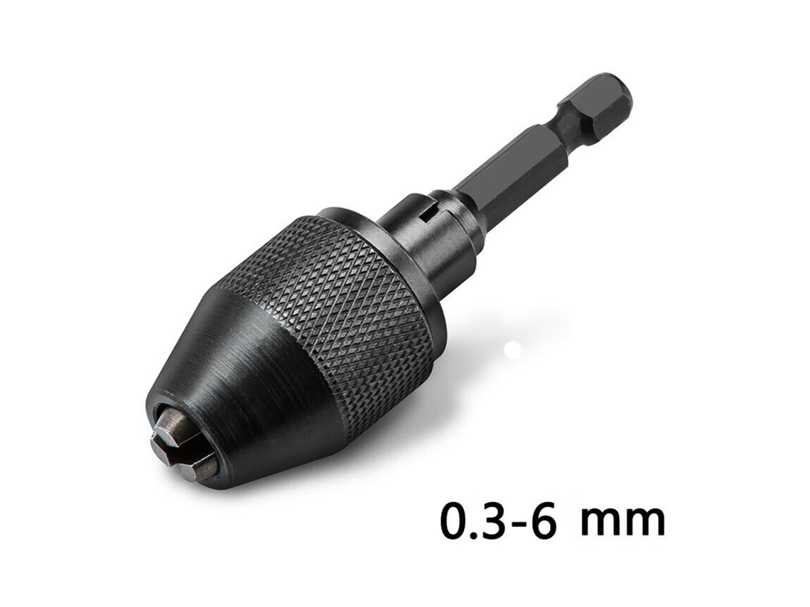 Laxiscreed Adaptador De Broca Para Mola 1/4" Com Encaixe Sem Chave Para Ferramentas