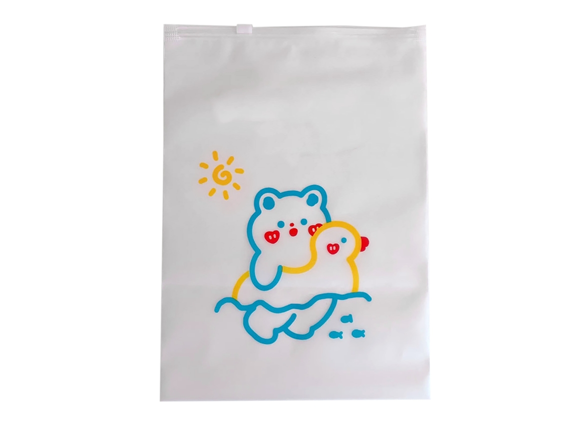 Bolsa de Embalagem para Roupas com Padrão de Urso | S/MARCA