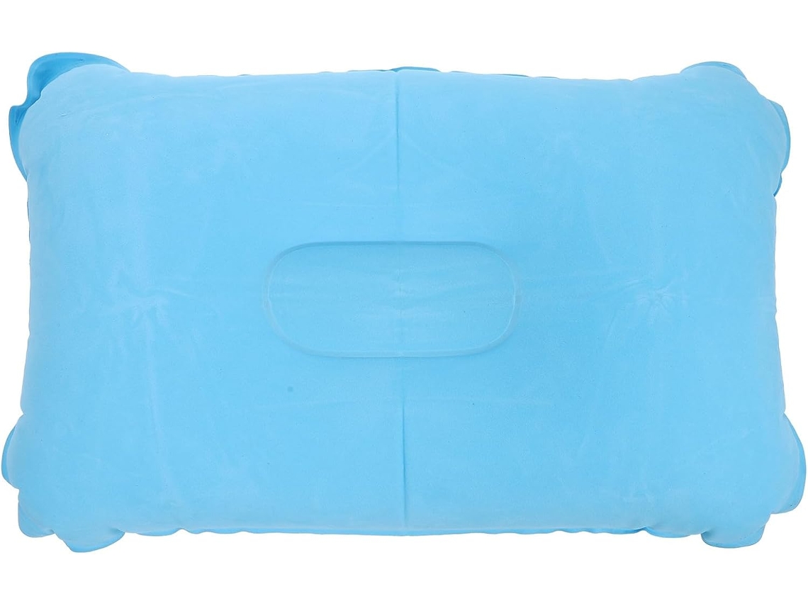 Travesseiro Inflável de Viagem em Pvc com Superfície Macia. Ergonômico e Respirável para Camping, CHABERLU