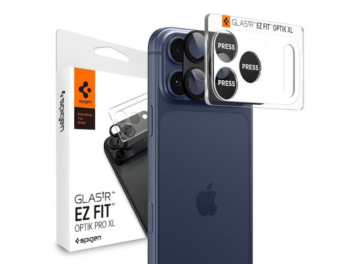 Protetor De Câmera Spigen Para Iphone 17 Pro Max, Vidro.tr, Fácil De Usar.