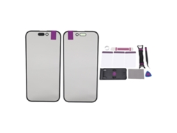 2pcs Tela Frontal Externa Reposição Iphone 14 Pro Kit Reparo