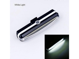 Lurelia Luz De Bicicleta Resistente À Água Recarregável Usb, Led, Leve, Abs, Branco / Vermelho