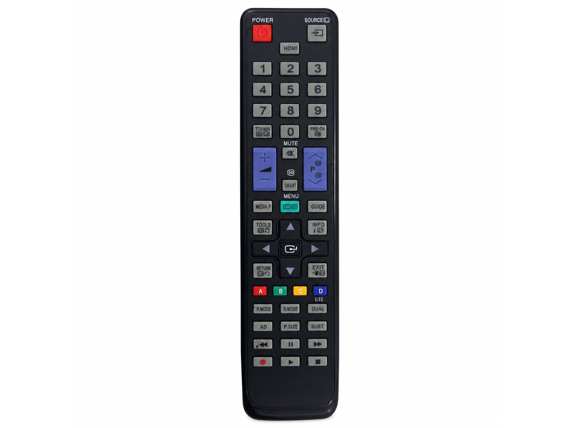 Comando À Distância Para Tv Compatível Com Samsung Bn59-01014a, Sem Programação_zhd