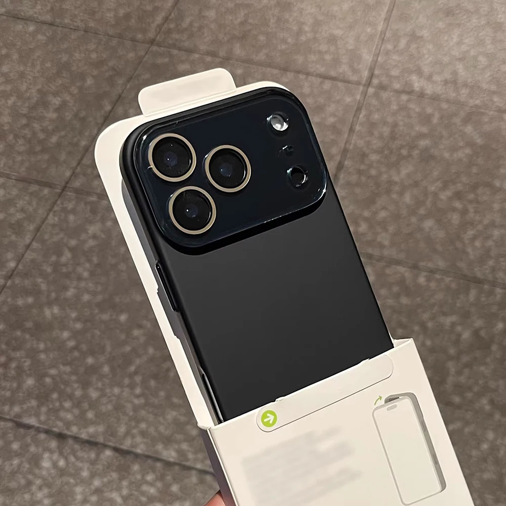 Capa De Celular Com Câmera De Vidro Para Iphone (preta, Iphone 13), Capa Traseira Resistente A Impactos.