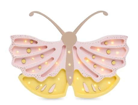 Luz de Presença LITTLE LIGHTS Madeira - Cinzento - 35,5 x 29,5 x 5,5 cm)