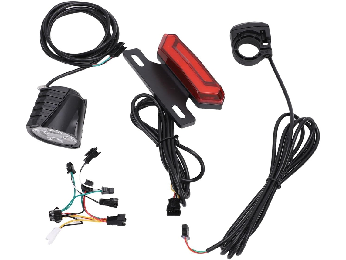 Conjunto De Luzes Led Para Bicicleta, Farol Alto E Luz Freio