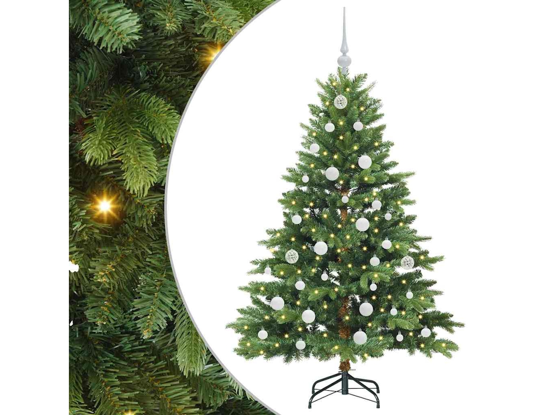 Decoração De Natal Vidaxl Verde Plástico (150 Cm)