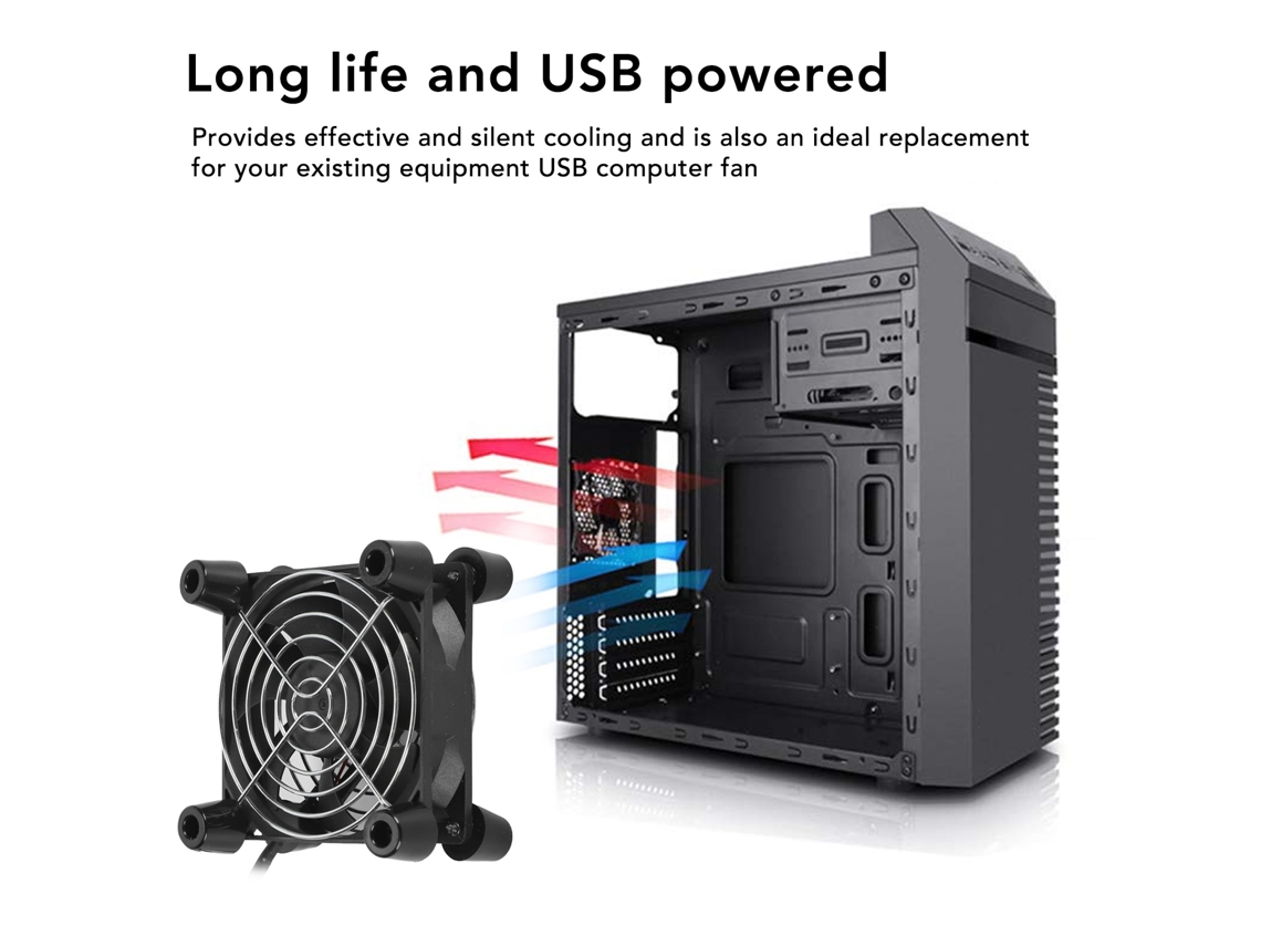 Ventoinha de gabinete de PC de 90 mm (eficiente e silenciosa)