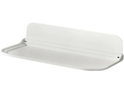 Prateleira De Parede Shineofi Para Banheiro, Estilo Moderno E Minimalista, Dobrável, Em Pp Branco, Com Boa Capacidade De