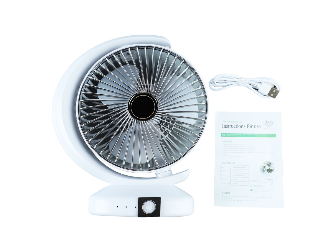 Laxiscreed Mini Ventilador De Mesa Usb, Silencioso E Portátil Para Uso Doméstico