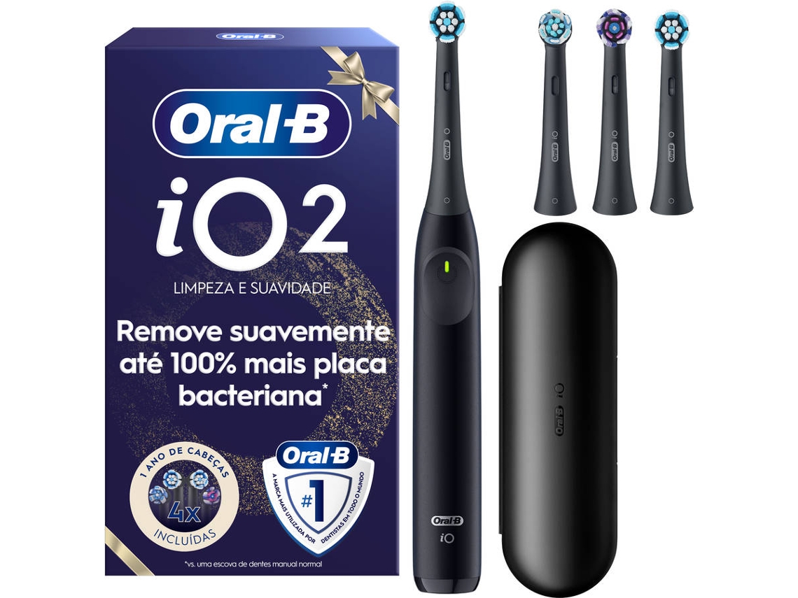 Escova de Dentes Elétrica ORAL-B iO2 Gifting Edition (Preto)