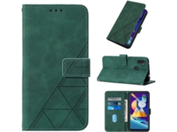 Capa Triangular Stent Funcional para Samsung HONGWE. Magnética Verde