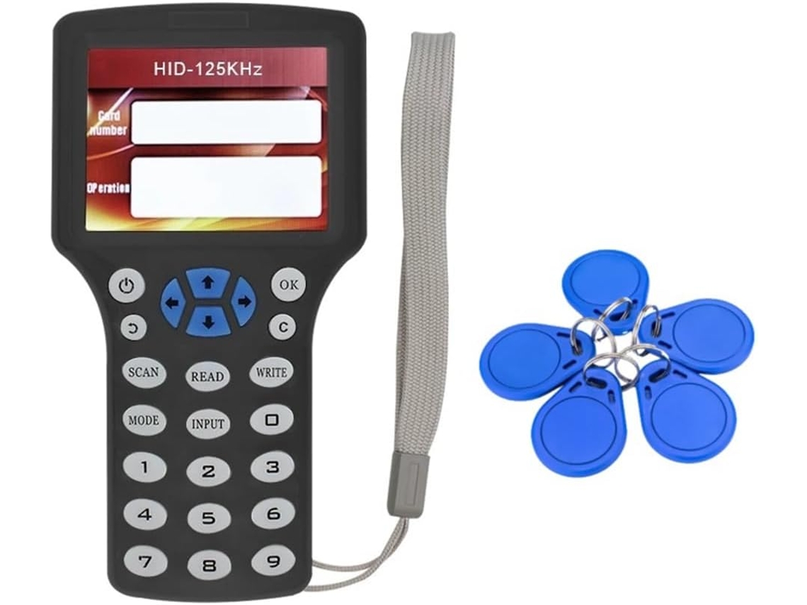 Leitor/gravador De Smart Card Rfid Nfc Com 10 Frequências Copiador/replicador De Chaves Rfid 5xcui Gokoco