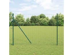 Vidaxl Fixação De Solo Para Cercas Euro 10 X 1,6 M Verde Malha