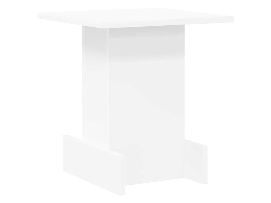 Mesa de Apoio Branco com Madeira Processada MAISON EXCLUSIVE (35,5x35x40 cm)