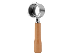 Portafilter Laxiscreed De Aço Inox 51mm Com Três Patilhas, Sem Fundo, Para Máquinas Delonghi