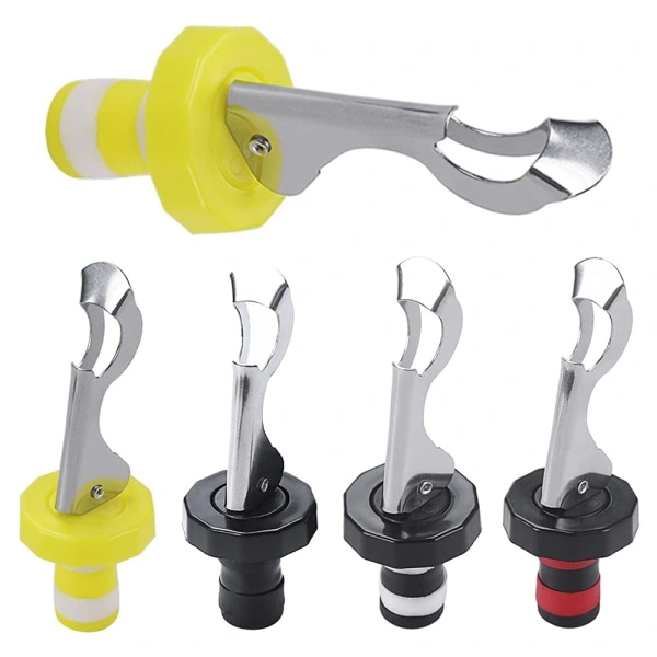 Conjunto de 4 Rolhas de Garrafa com Alavanca para Vinho BRILVIBERA