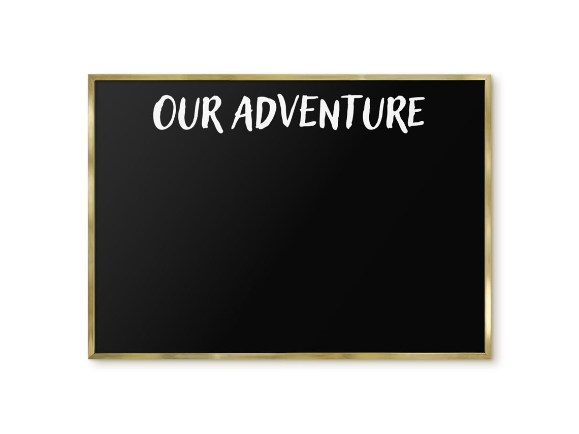 Magnetic Board Our Adventure For The Living Room Espelharte (100x70 Cm)