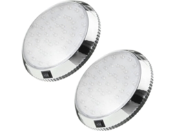 Luminária De Teto 12v, 2 Unidades De Luzes Internas Led 46 Para Rv, Luzes Para Rv Com Interruptor Liga Desliga, Luz De