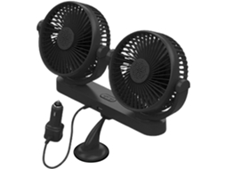 Ventilador Portátil Para Carro, Ventilador Portátil Com Duas Cabeças