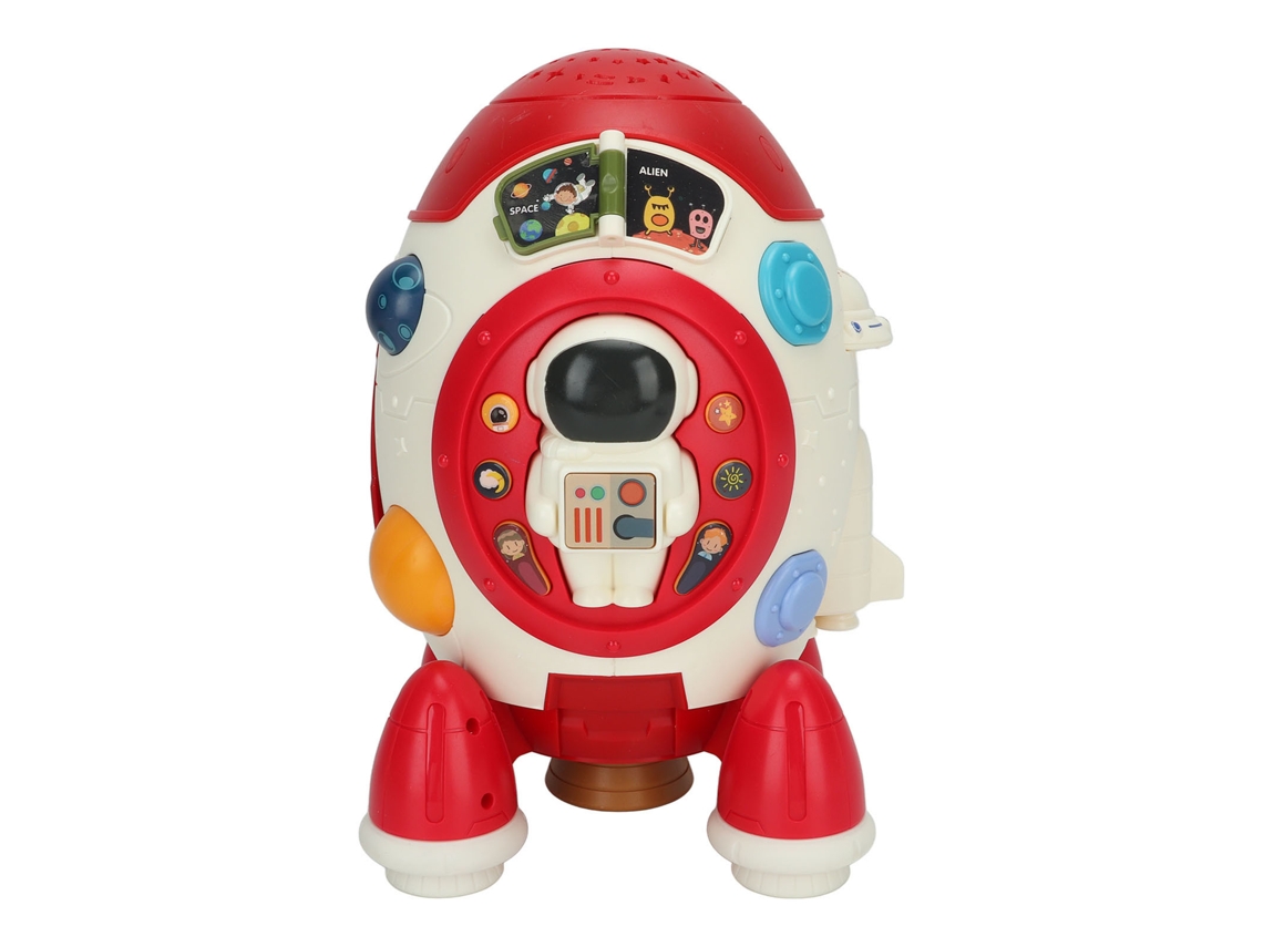 Brinquedo Musical Portátil Em Forma De Foguete, Educativo, Com 19 Teclas, Para Crianças.