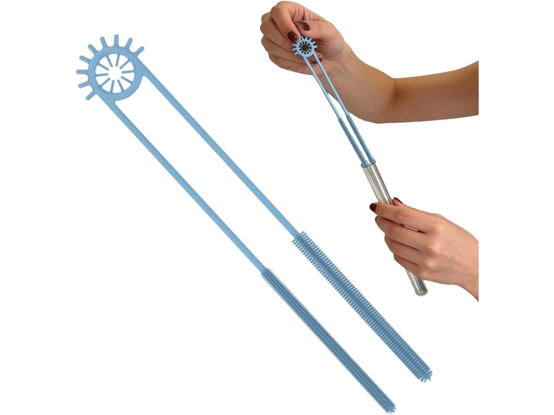 Escova De Limpeza Multifuncional De Silicone Para Canudos