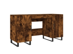 Desk, Desks Vidaxl Marrom Madeira Processada (n/a)