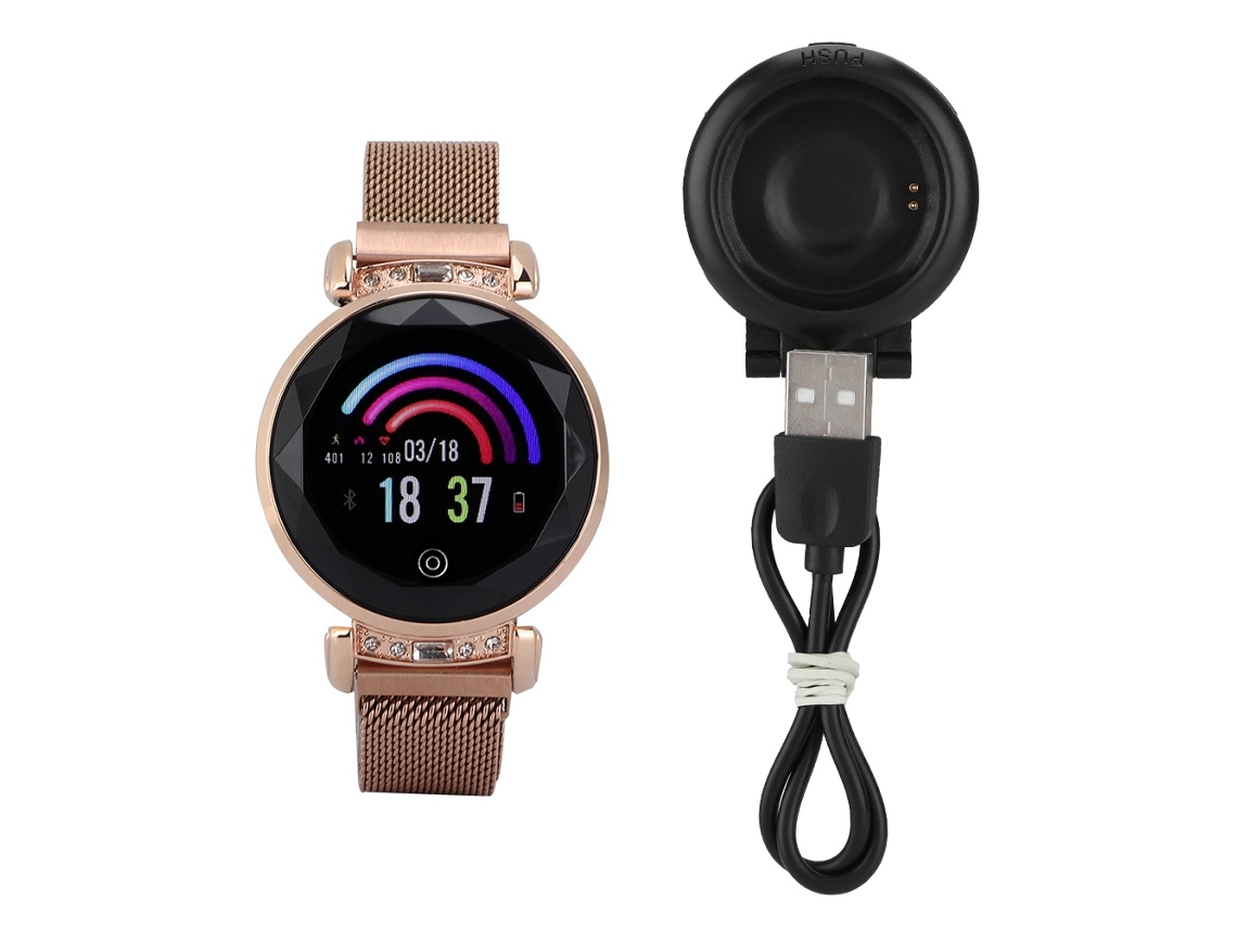 Pulseira Inteligente com monitor de esportes e fitness EOOCOO