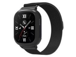 Pulseira De Malha De Aço Inoxidável Compatível Com Honor Watch 4, Pulseiras Magnéticas Com Caixa. Olysi Shop