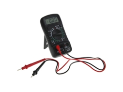 Multímetro Digital Lcd Tester de Voltaje Ac/dc Amperímetro Ohmímetro Con Protección Contra Sobrecarga Y Función de Retención de Datos