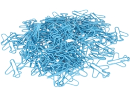 Conjunto de 100 Clips de Papel no Formato Avião, Adoráveis Clips de Metal Azul, Marcadores de Página Pequenos e Elegantes